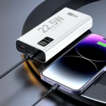 MIOX 30000 mAh 22.5 W Compact Power Bank (White, Lithium Polymer, Quick Charge 3.0 for Laptop, Mobile)