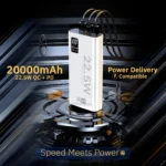 MIOX 30000 mAh 22.5 W Compact Power Bank (White, Lithium Polymer, Quick Charge 3.0 for Laptop, Mobile) - Image 3