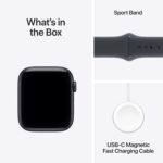 Apple Watch SE 3 GPS + Cellular 44mm Midnight Aluminium Case with Midnight Sport Band - M/L - Image 5