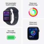 Apple Watch SE 3 GPS + Cellular 44mm Midnight Aluminium Case with Midnight Sport Band - M/L - Image 7